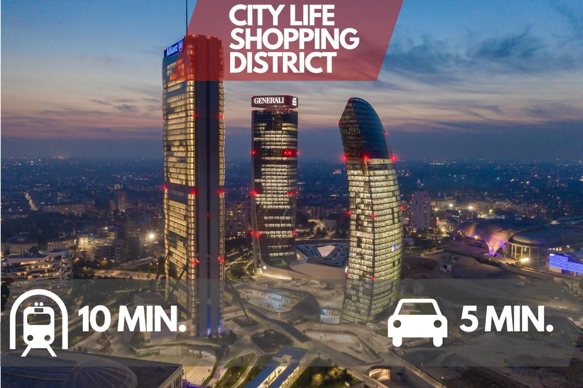 Citylife, Sempione, Close To Metro M5 Milan Bagian luar foto